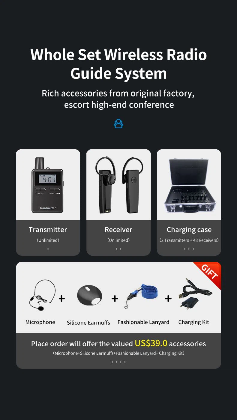 Audio Guide System Packing List Sistem avdio vodnikov za Evropo(图5)