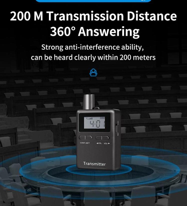 Museum Audio Guide Equipment Transmission distance up to 200 meters Oprema za muzejski avdio vodnik(图4)